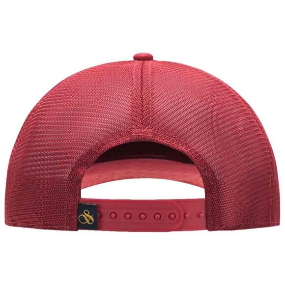 BNWT SCOTCH & SODA ARENA ADJUSTABLE TRUCKER CAP HAT RED OSFA - Picture 4 of 16